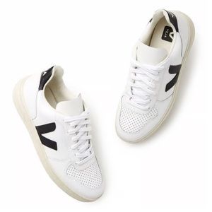 Veja White and Black Women's Sneakers